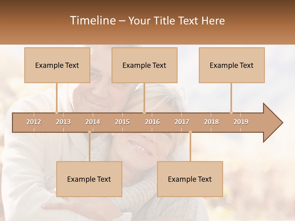A Man And A Woman Hugging Each Other PowerPoint Template