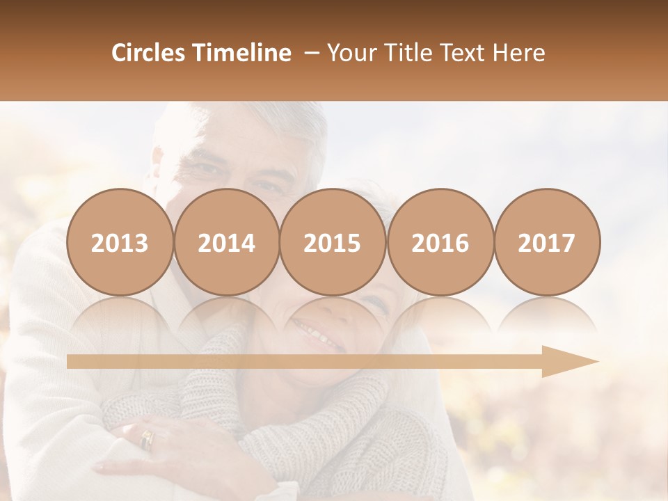 A Man And A Woman Hugging Each Other PowerPoint Template