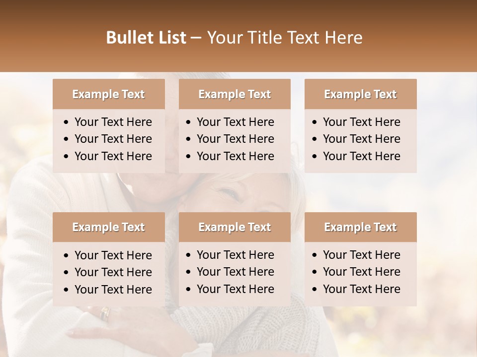 A Man And A Woman Hugging Each Other PowerPoint Template