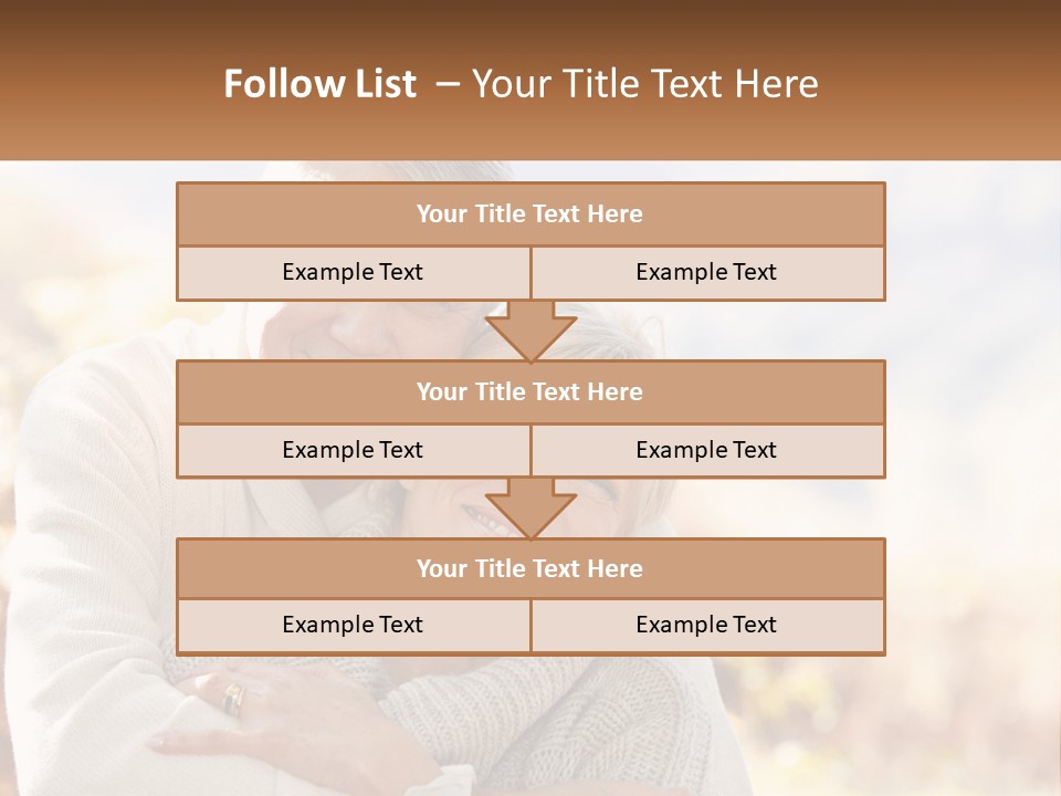 A Man And A Woman Hugging Each Other PowerPoint Template