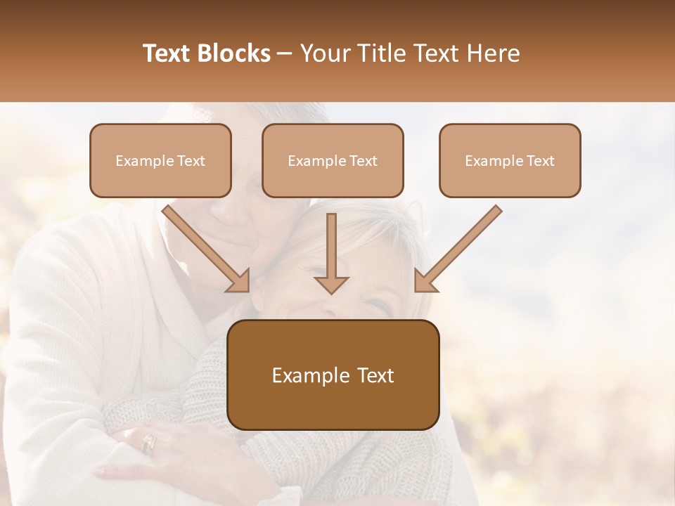 A Man And A Woman Hugging Each Other PowerPoint Template