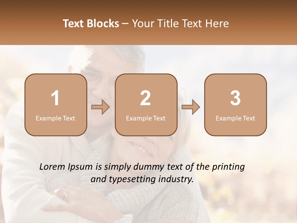 A Man And A Woman Hugging Each Other PowerPoint Template
