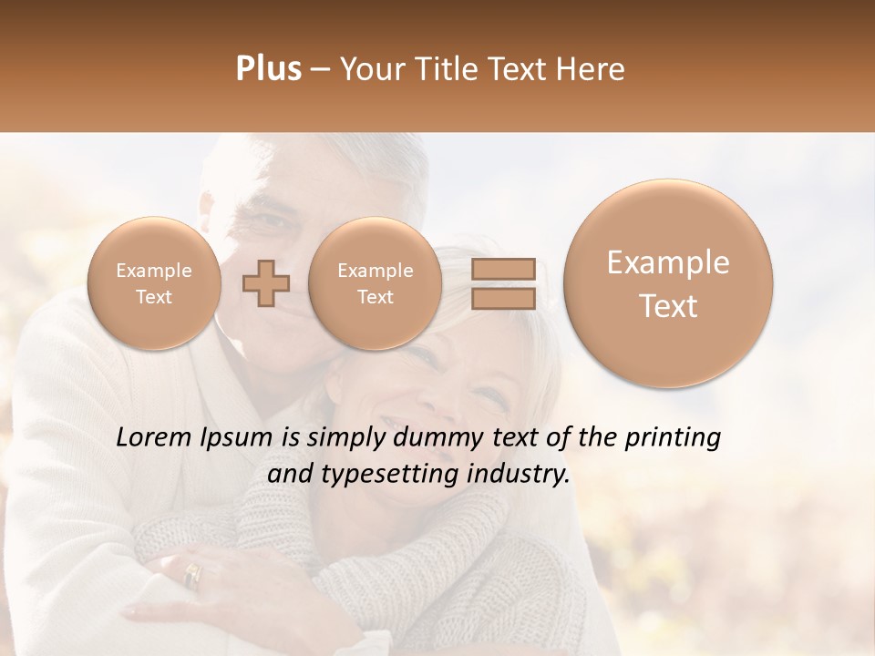 A Man And A Woman Hugging Each Other PowerPoint Template