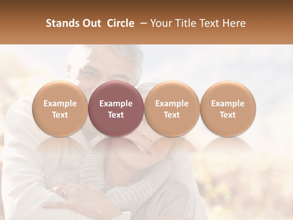 A Man And A Woman Hugging Each Other PowerPoint Template