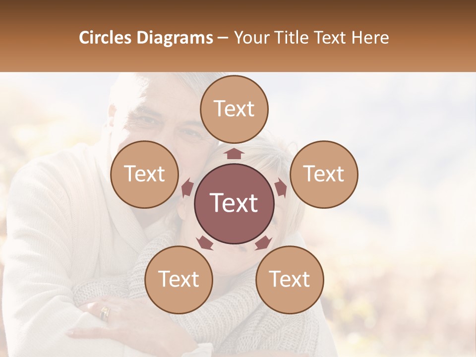 A Man And A Woman Hugging Each Other PowerPoint Template