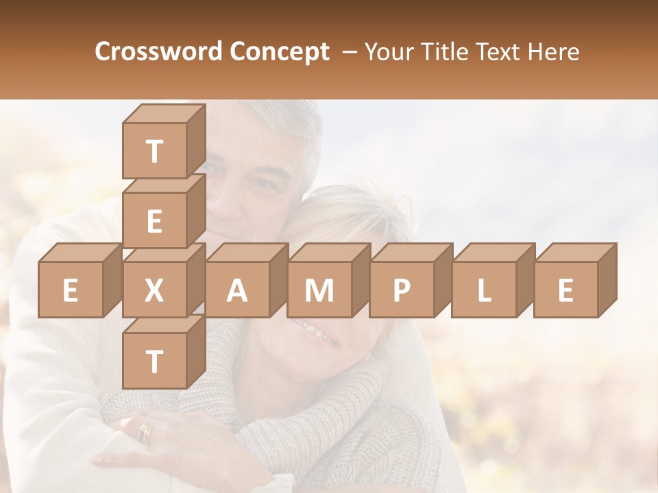 A Man And A Woman Hugging Each Other PowerPoint Template