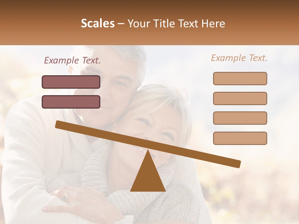A Man And A Woman Hugging Each Other PowerPoint Template