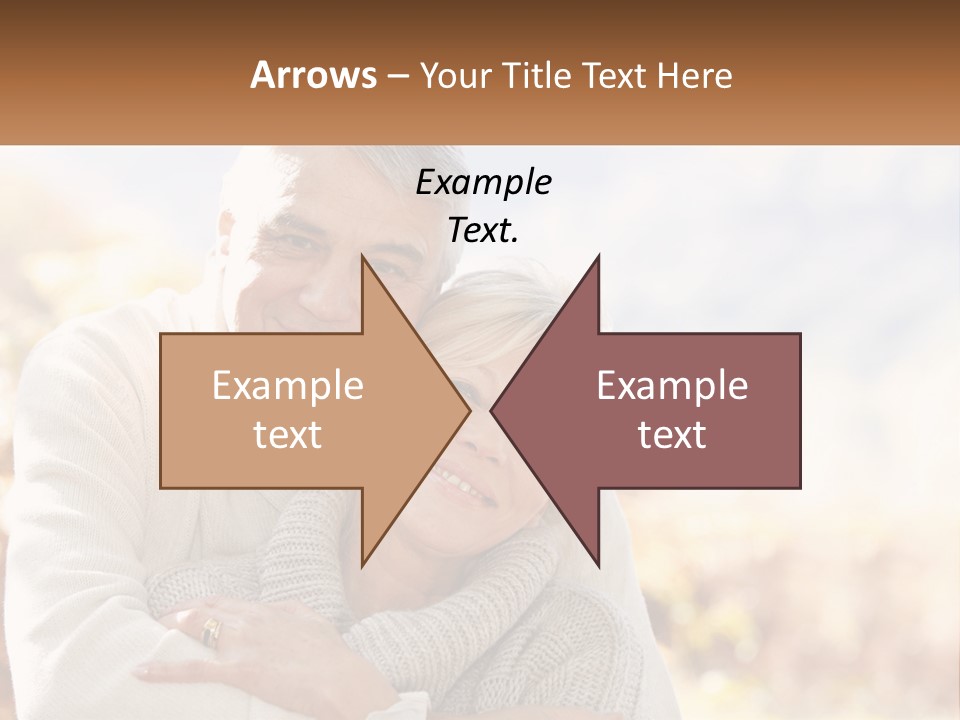 A Man And A Woman Hugging Each Other PowerPoint Template