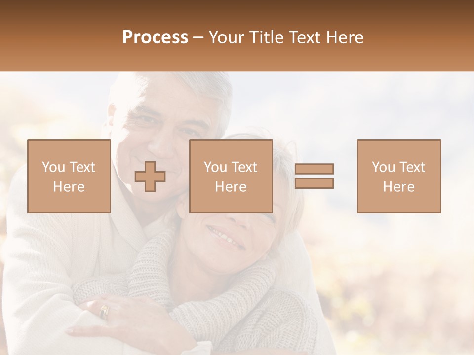 A Man And A Woman Hugging Each Other PowerPoint Template