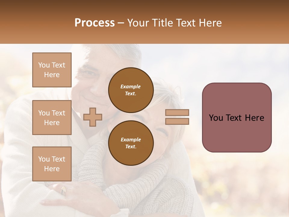 A Man And A Woman Hugging Each Other PowerPoint Template