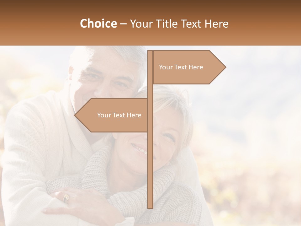 A Man And A Woman Hugging Each Other PowerPoint Template