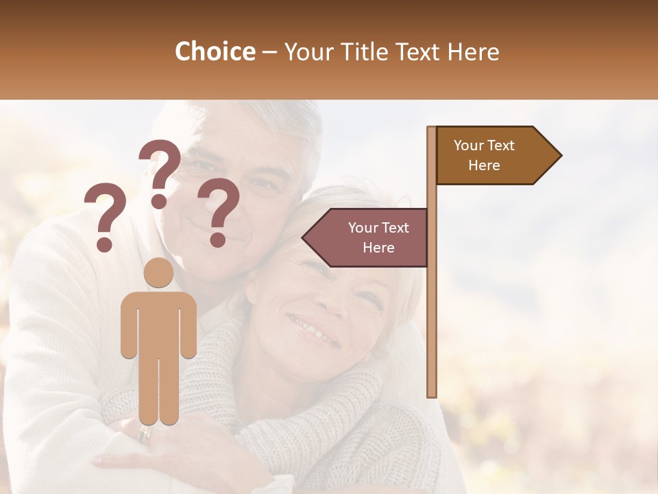 A Man And A Woman Hugging Each Other PowerPoint Template