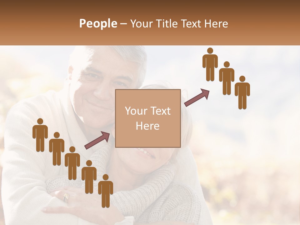 A Man And A Woman Hugging Each Other PowerPoint Template