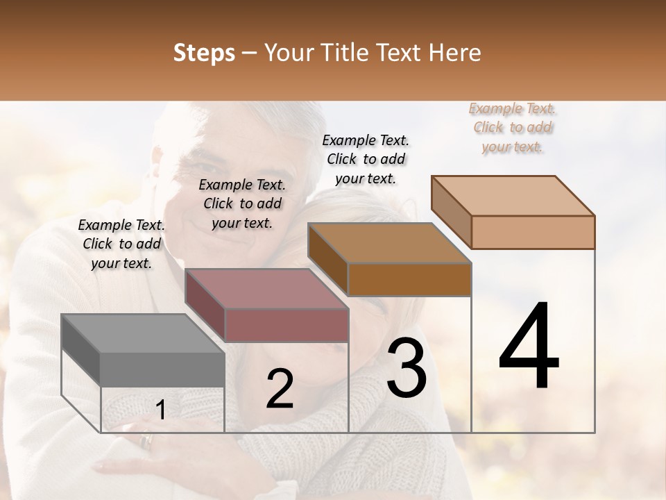 A Man And A Woman Hugging Each Other PowerPoint Template