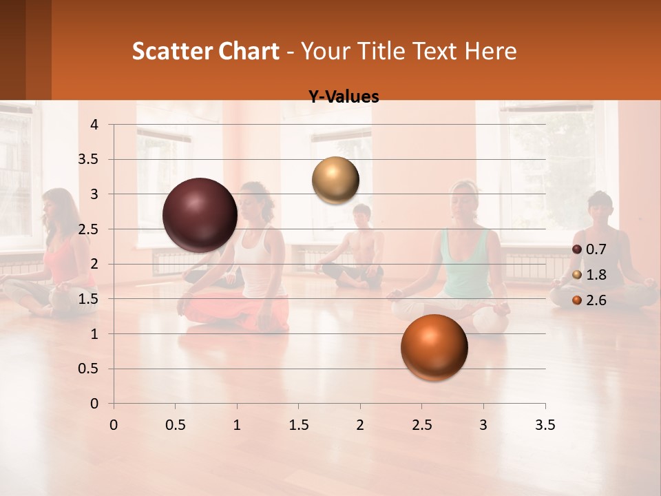 A Group Of People Sitting In A Circle Doing Yoga PowerPoint Template