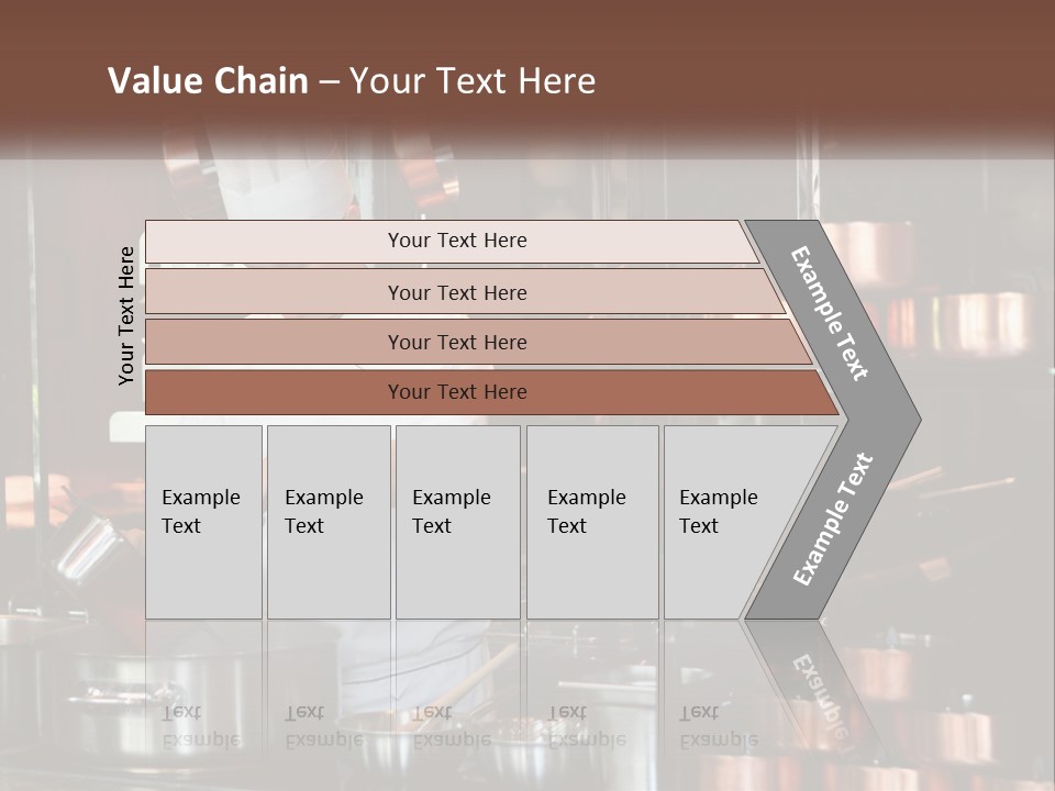 A Man In A Chef's Hat Is Cooking In A Kitchen PowerPoint Template