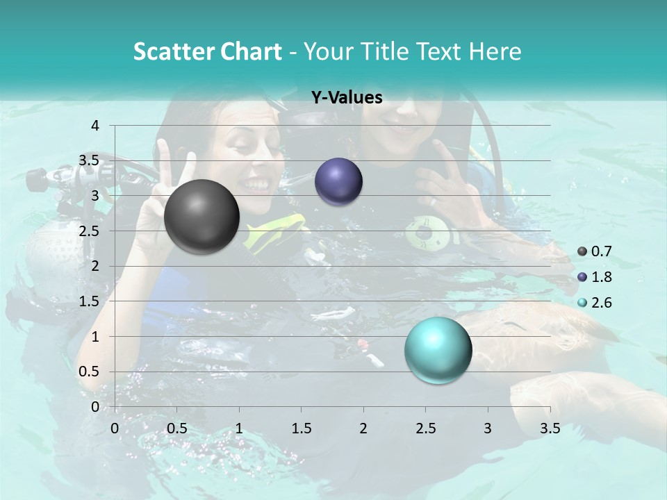 A Couple Of People That Are In The Water PowerPoint Template