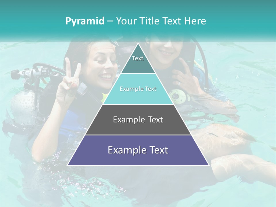 A Couple Of People That Are In The Water PowerPoint Template