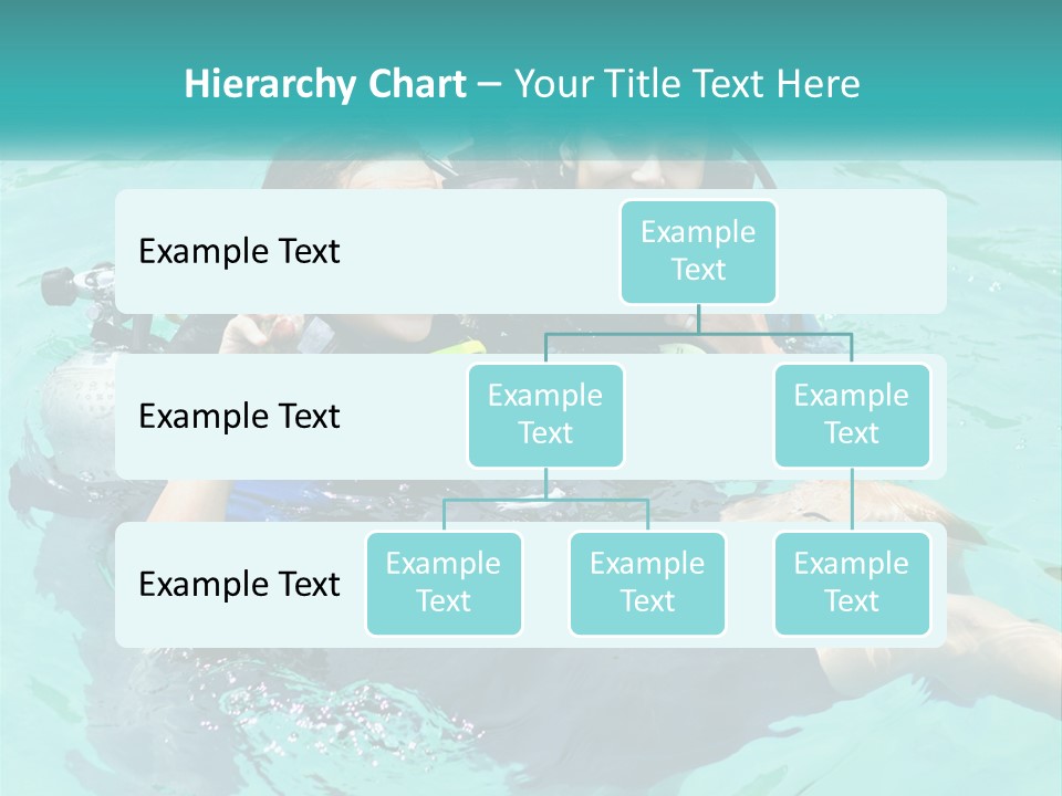 A Couple Of People That Are In The Water PowerPoint Template