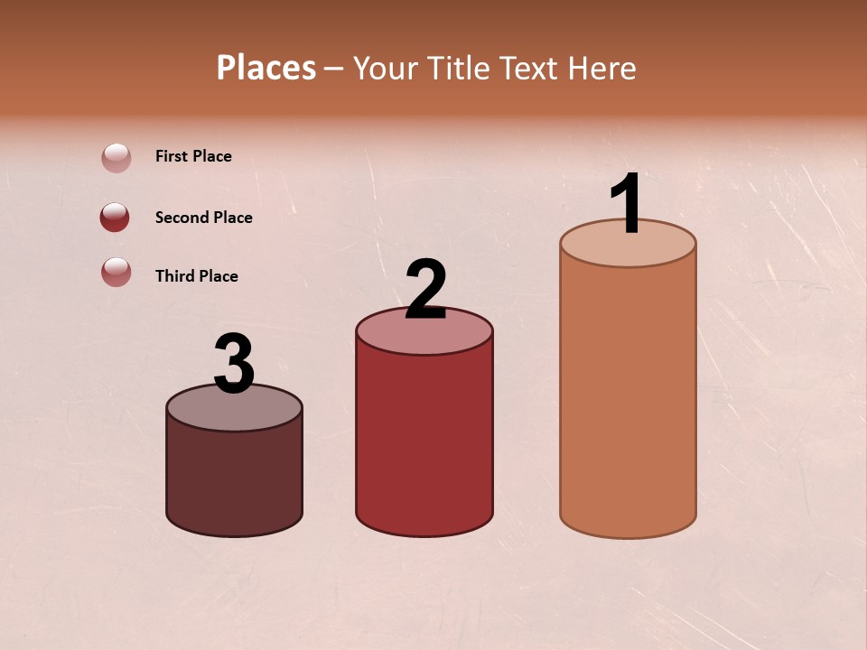 A Brown Background With A Red Border And A White Border PowerPoint Template