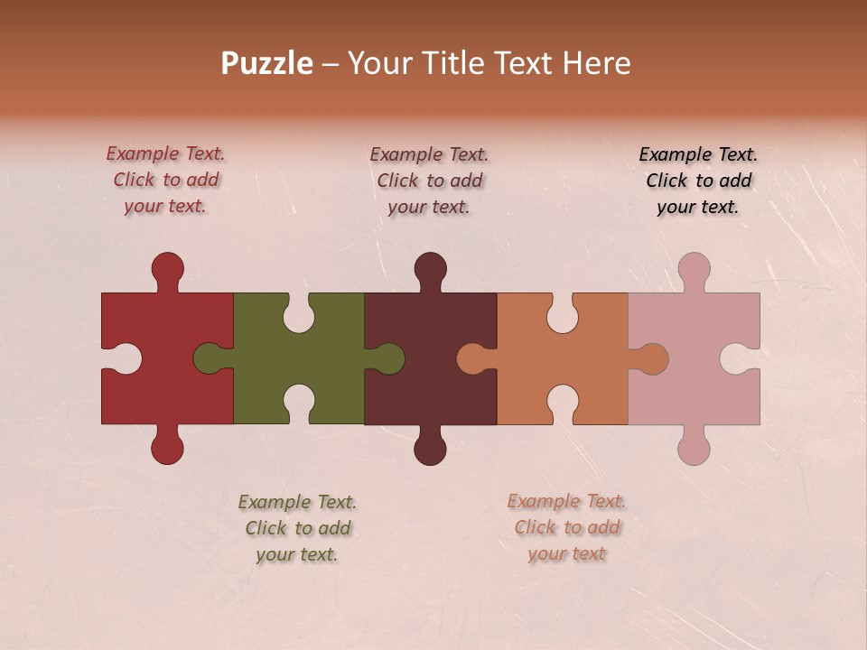 A Brown Background With A Red Border And A White Border PowerPoint Template