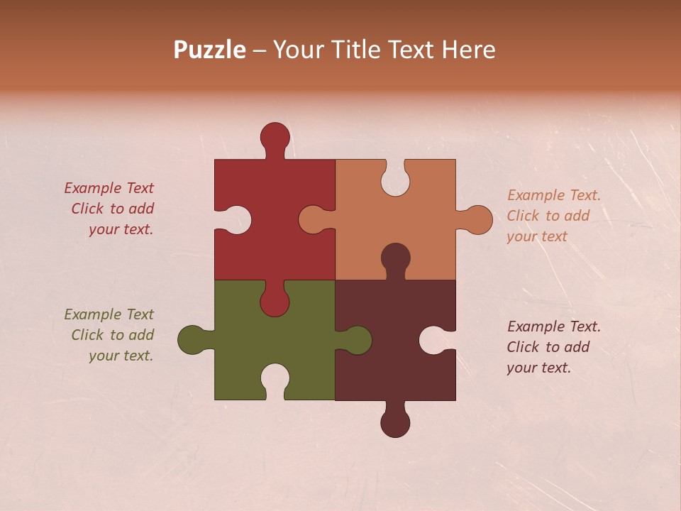 A Brown Background With A Red Border And A White Border PowerPoint Template