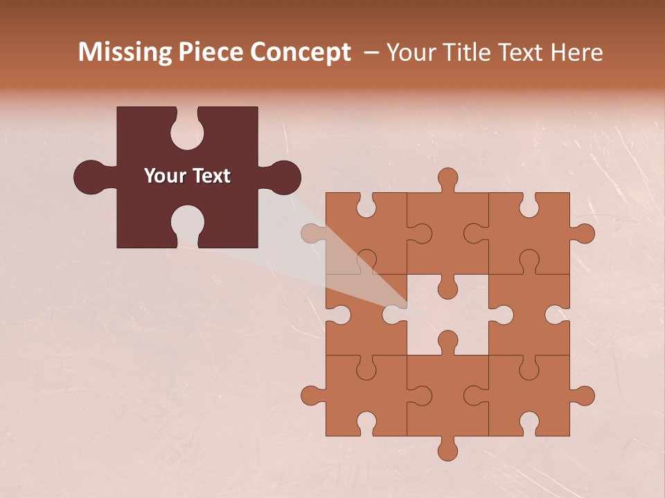 A Brown Background With A Red Border And A White Border PowerPoint Template