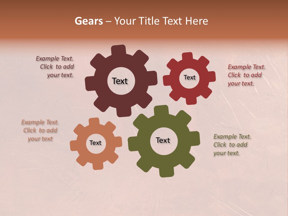 A Brown Background With A Red Border And A White Border PowerPoint Template