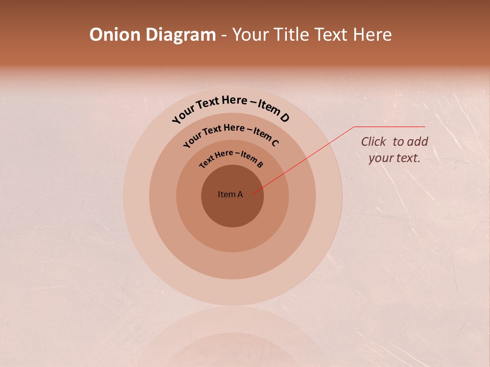 A Brown Background With A Red Border And A White Border PowerPoint Template