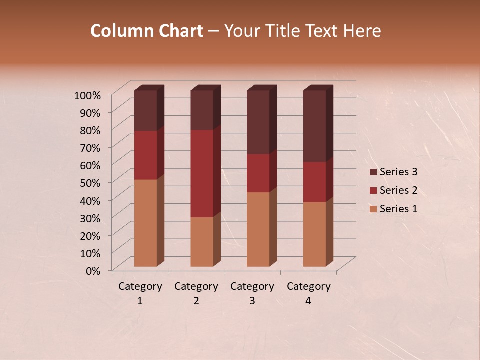 A Brown Background With A Red Border And A White Border PowerPoint Template