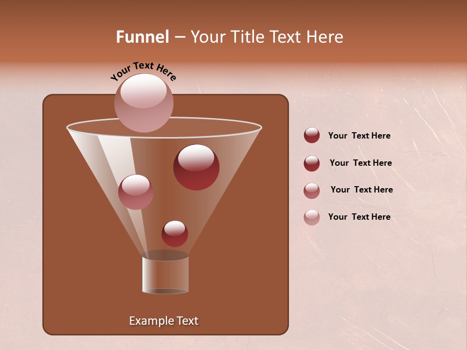 A Brown Background With A Red Border And A White Border PowerPoint Template