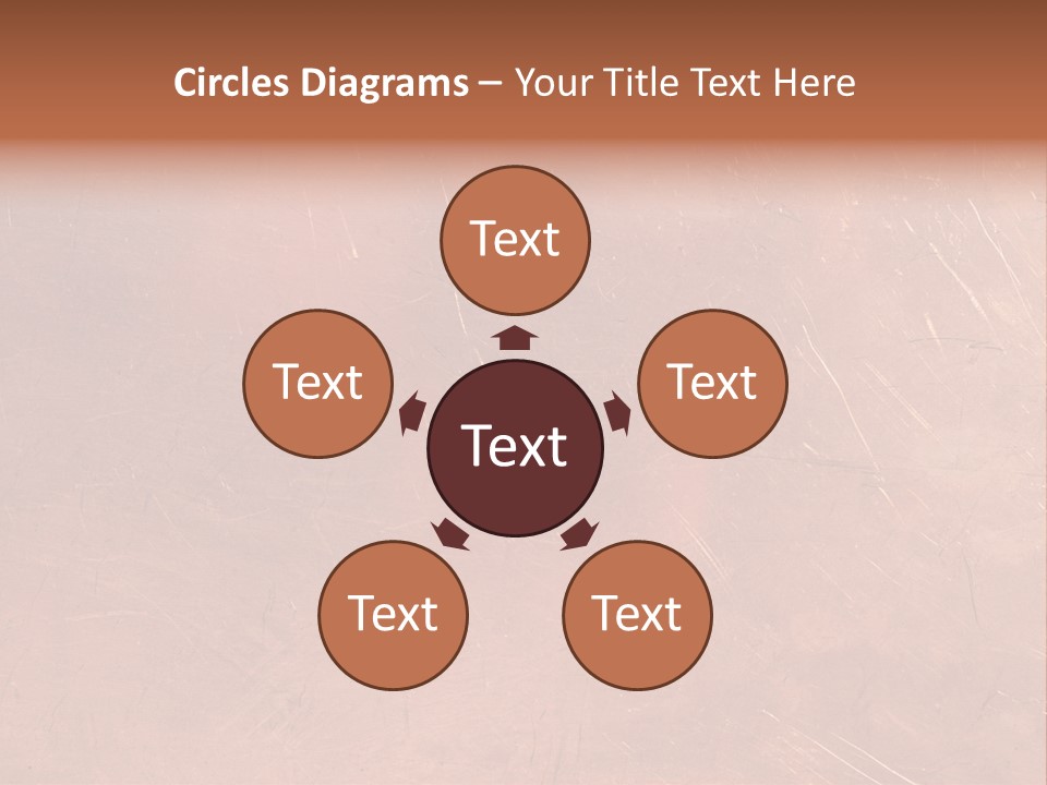 A Brown Background With A Red Border And A White Border PowerPoint Template