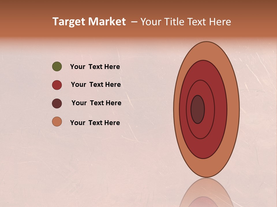 A Brown Background With A Red Border And A White Border PowerPoint Template
