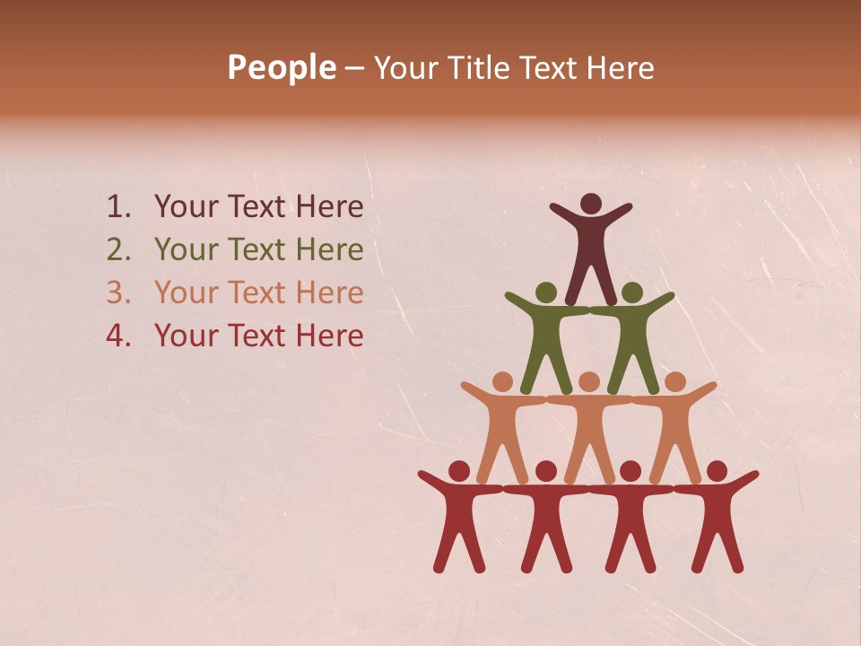 A Brown Background With A Red Border And A White Border PowerPoint Template