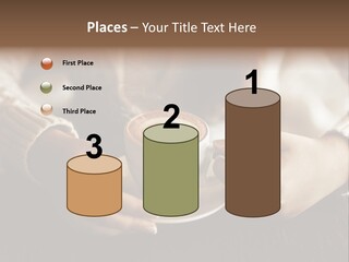 A Woman Holding A Cup Of Coffee With Steam Coming Out Of It PowerPoint Template