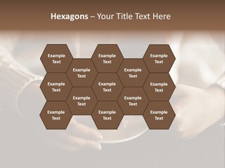 A Woman Holding A Cup Of Coffee With Steam Coming Out Of It PowerPoint Template
