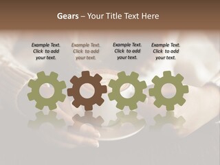 A Woman Holding A Cup Of Coffee With Steam Coming Out Of It PowerPoint Template