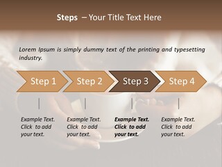 A Woman Holding A Cup Of Coffee With Steam Coming Out Of It PowerPoint Template