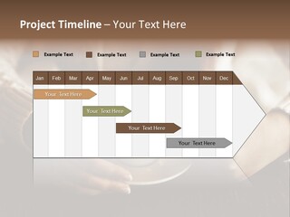 A Woman Holding A Cup Of Coffee With Steam Coming Out Of It PowerPoint Template