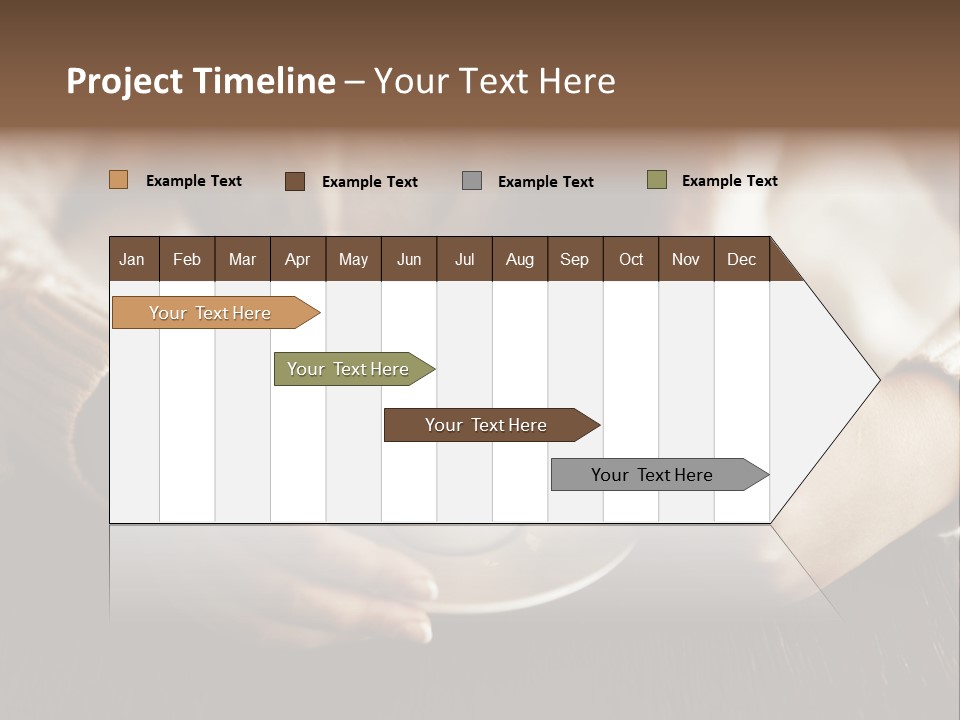 A Woman Holding A Cup Of Coffee With Steam Coming Out Of It PowerPoint Template