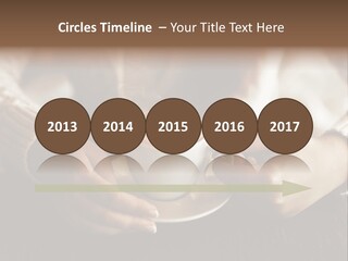 A Woman Holding A Cup Of Coffee With Steam Coming Out Of It PowerPoint Template