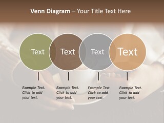 A Woman Holding A Cup Of Coffee With Steam Coming Out Of It PowerPoint Template