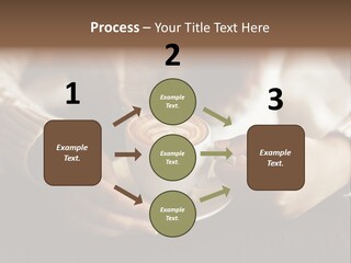 A Woman Holding A Cup Of Coffee With Steam Coming Out Of It PowerPoint Template