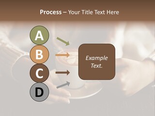 A Woman Holding A Cup Of Coffee With Steam Coming Out Of It PowerPoint Template