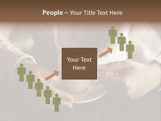 A Woman Holding A Cup Of Coffee With Steam Coming Out Of It PowerPoint Template
