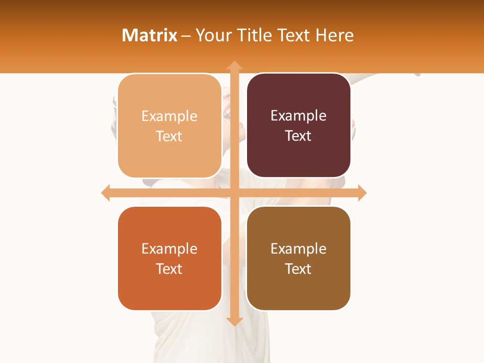 A Man Shouting Into A Red And White Megaphone PowerPoint Template