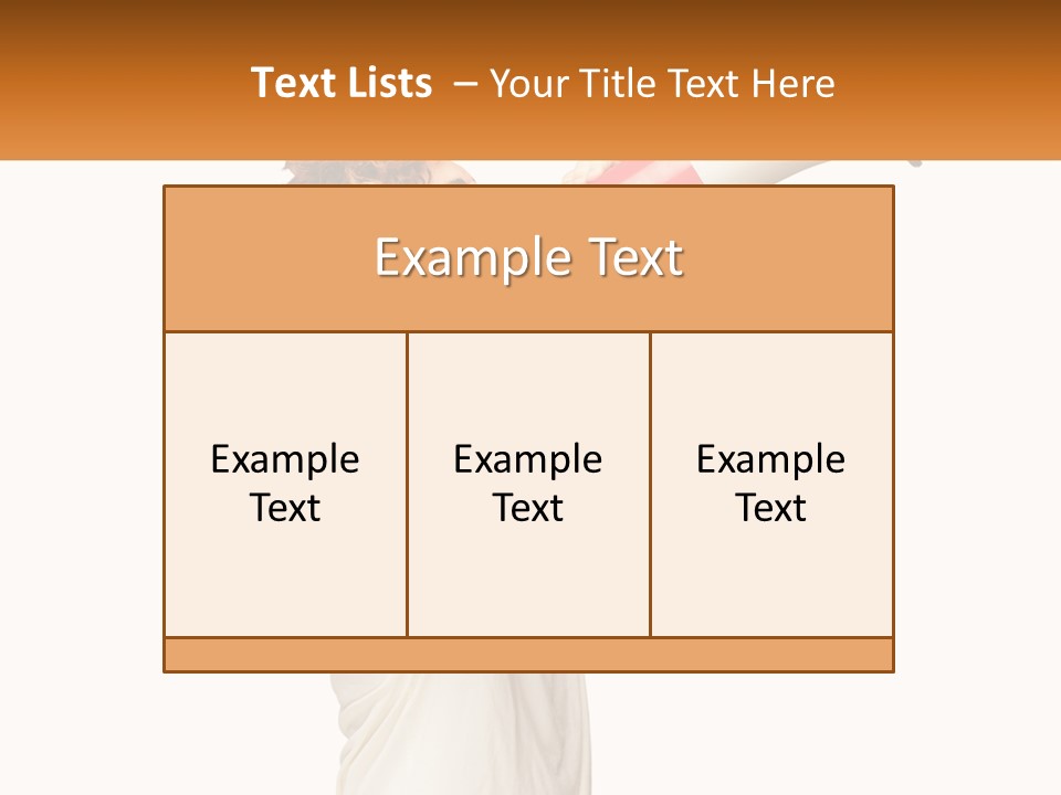 A Man Shouting Into A Red And White Megaphone PowerPoint Template