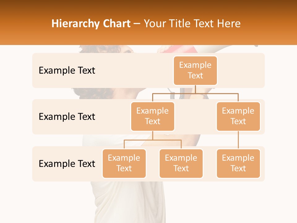 A Man Shouting Into A Red And White Megaphone PowerPoint Template