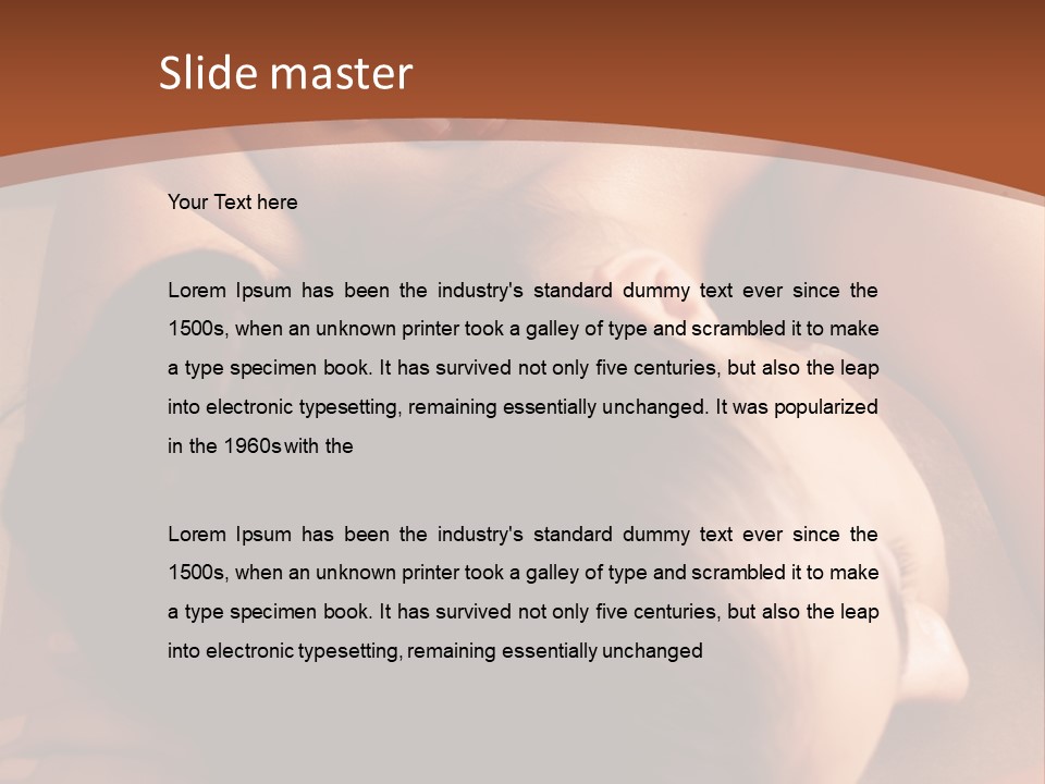 A Woman Getting A Back Massage From A Man PowerPoint Template