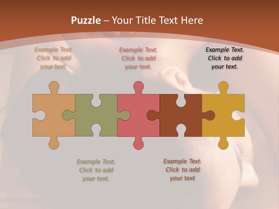 A Woman Getting A Back Massage From A Man PowerPoint Template